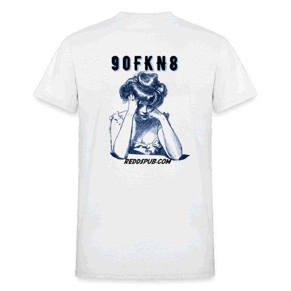 90fkn8 - Lips on Front Vintage Print on Back - Image 2