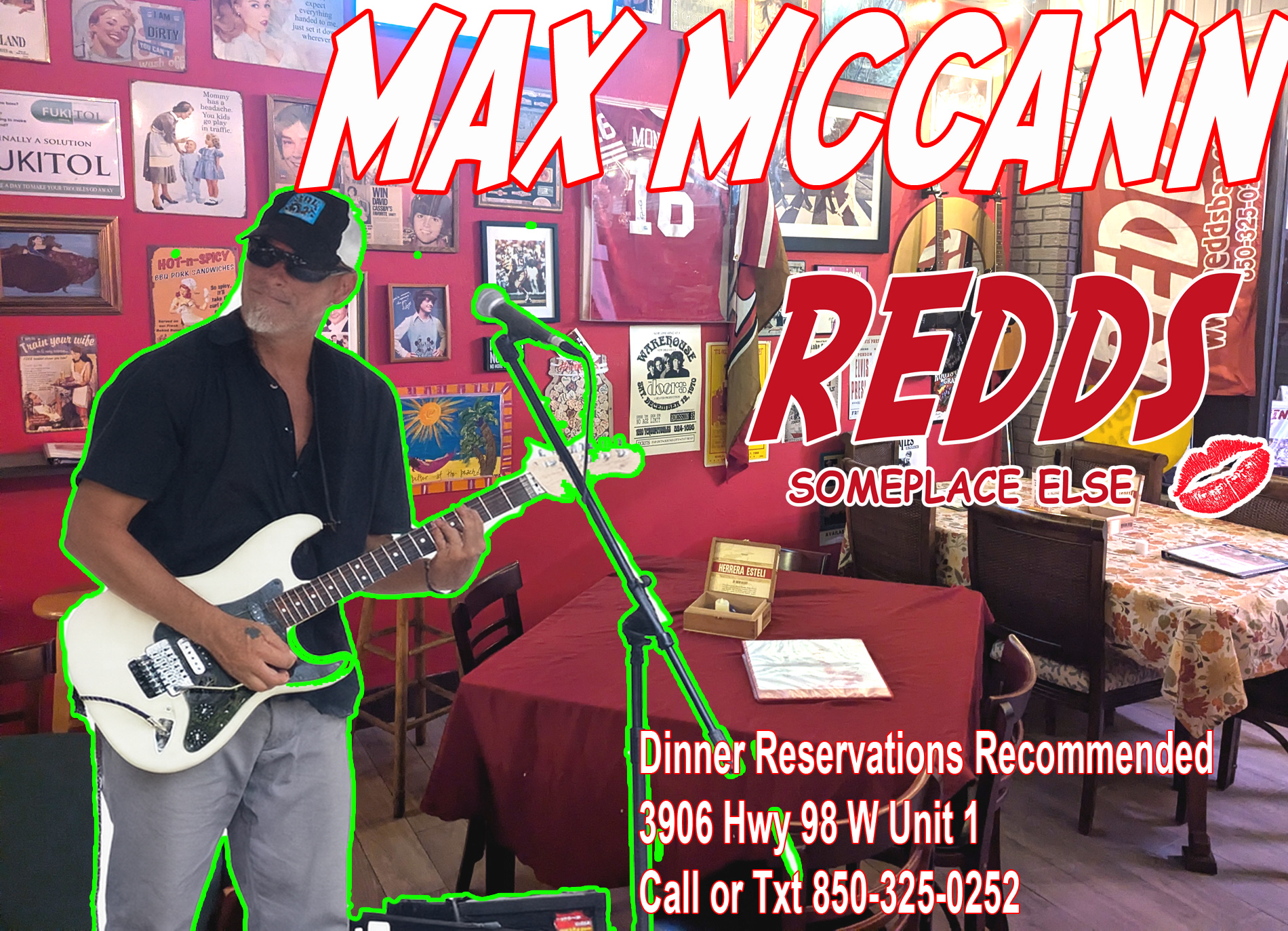 redds-someplace-else-max mccann copy Max McCann Live Music Friday Nights at Redds Pub Destin Florida