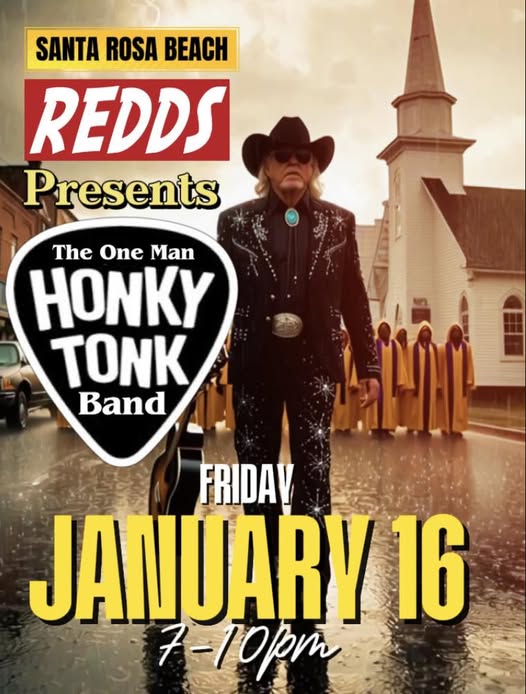 Rickie Joe Wilson is a Nashville singer/songwriter/recording artist, with two radio singles to his credit, released on AOK Records, Nashville. He is a seasoned performer who now tours the Emerald Coast of Florida. His wry vocal style and songwriting ability makes him a true Country, Americana, original